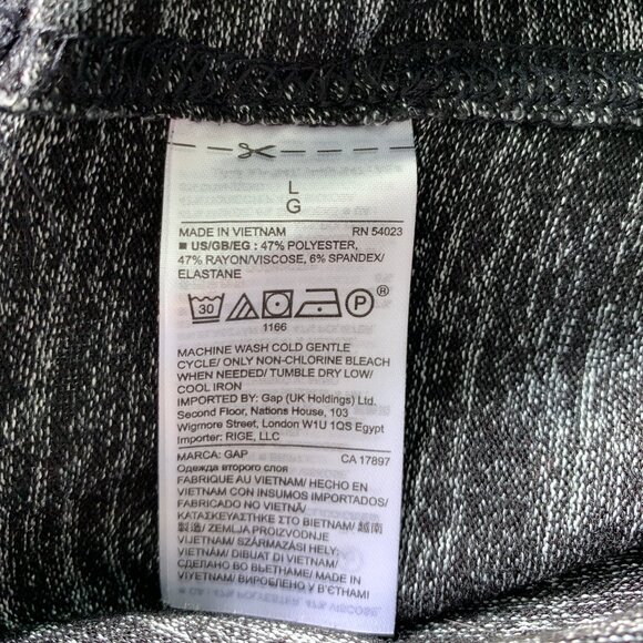 Gap Softspun Joggers Marled Black Large - Picture 11 of 11